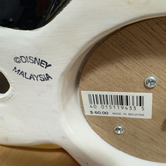 Disney Minnie Mouse Ceramic Musical Figurine Red Bow Yellow Shoes Posing - Works - Picture 7 of 10